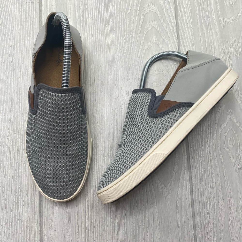 OluKai Gray Slip-On Sneakers